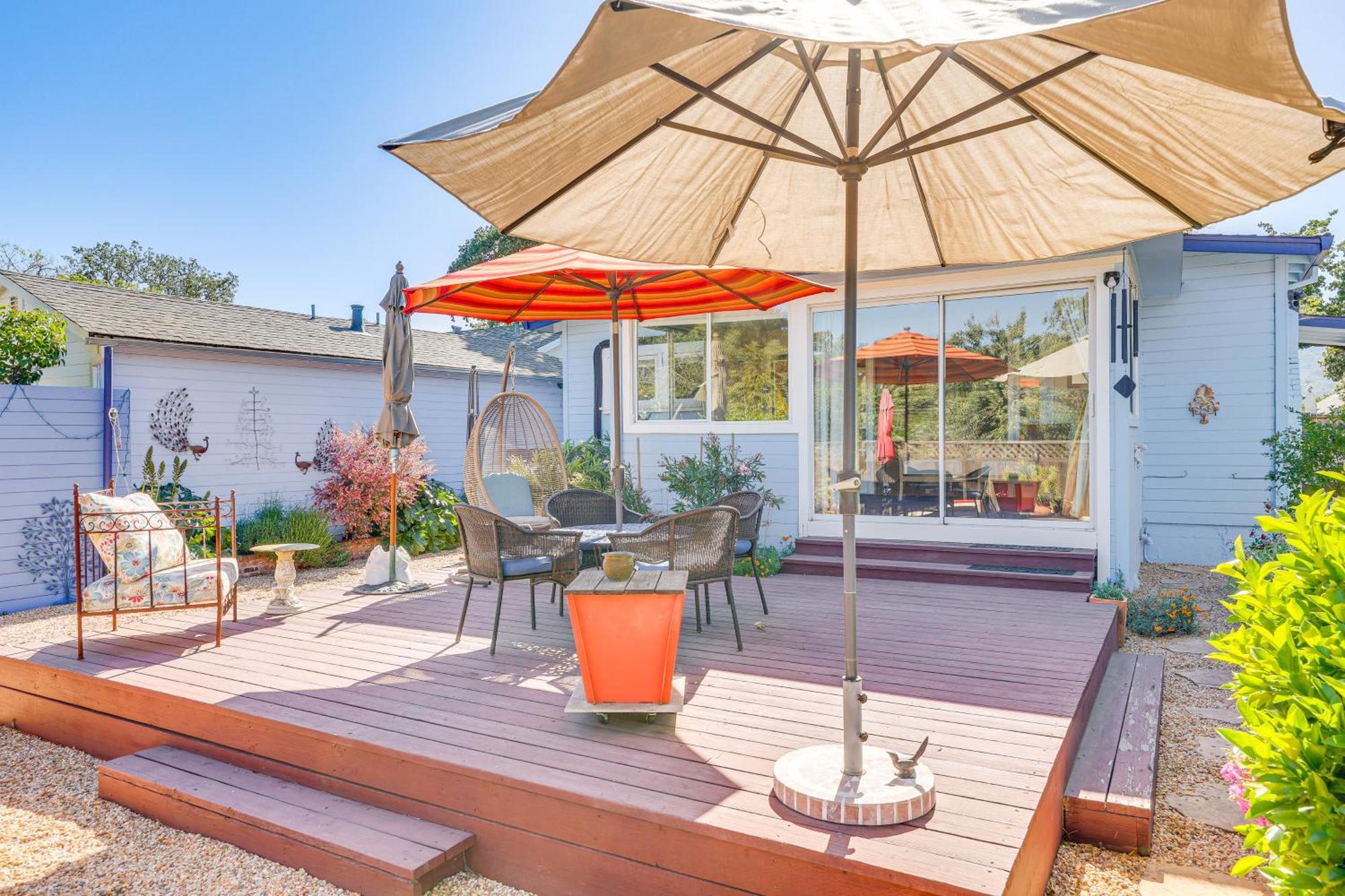 Romantic Casita With Garden And Deck 2 Miles To Plaza! Sonoma Exteriör bild